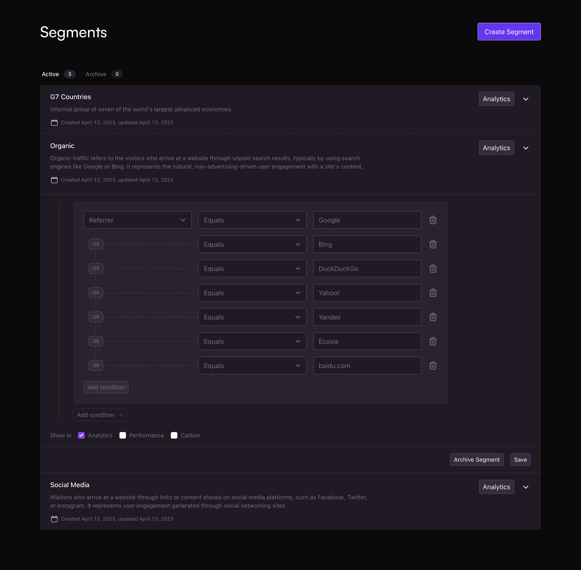 Statsy Dashboard